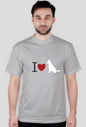 I LOVE White Swiss T-shirt