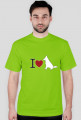I LOVE White Swiss T-shirt