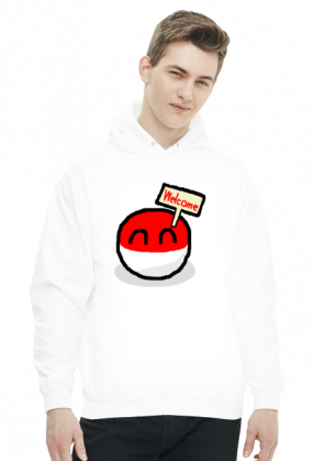 Polandball Welcome Bluza z kapturem