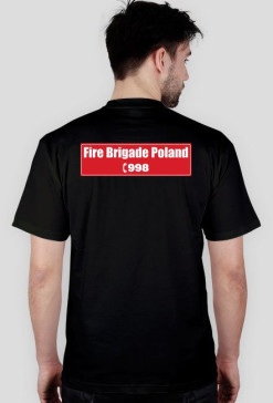 Koszulka Fire Brigade Czarna/Czerwona