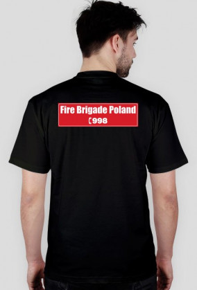 Koszulka Fire Brigade Czarna/Czerwona