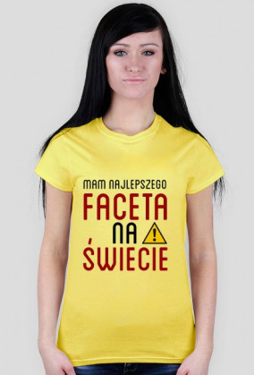 Sztabka koszulka z nadrukiem "Facet"