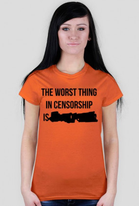 The worst thing in censorship - czarny