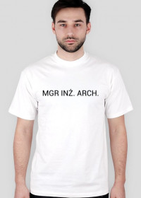 Koszulka mgr inż. arch. dla zwycięzców