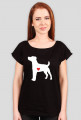 Damska koszulka (wycięcie) - Russell Terrier