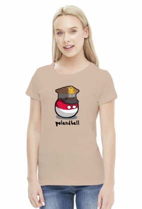 Polandball Chorąży Koszulka damska