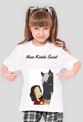 KOSZULKA - Nasz Koński Świat (BIAŁA)