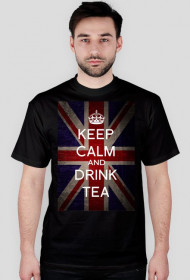 Keep Calm and Drink Tea-czarna