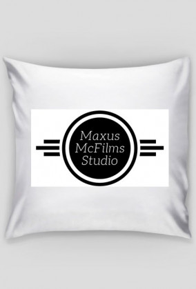 Poduszka z logiem MaxusMcFilmsStudio
