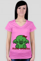 Hello Cthulhu - Koszulka damska typu V-neck