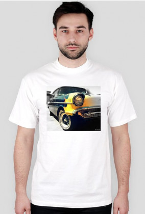 Koszulka z nadrukiem - samochód Chevrolet Bel Air