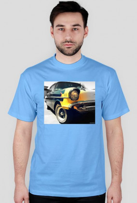 Koszulka z nadrukiem - samochód Chevrolet Bel Air