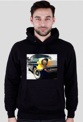 Bluza z kapturem - samochód Chevrolet Bel Air