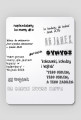 podkładka typografia