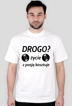 Koszulka z winylem - Pasja