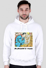 SuperMan Burger'sKing Bluza z kapturem