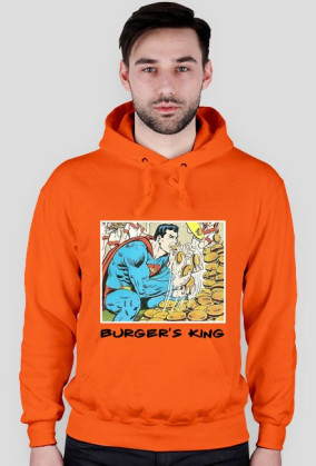SuperMan Burger'sKing Bluza z kapturem