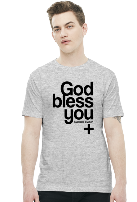 God Bless You / t-shirt męski