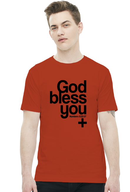 God Bless You / t-shirt męski
