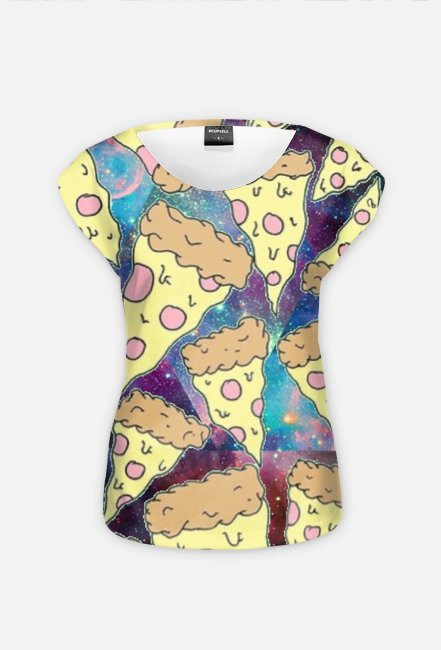 GALAXY PIZZA | t-shirt damski