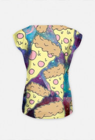 GALAXY PIZZA | t-shirt damski
