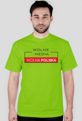 Koszulka męska - Wolne Media Wolna Polska