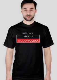 Koszulka męska - Wolne Media Wolna Polska_!