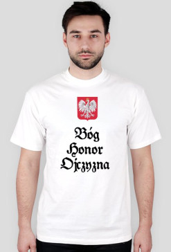 Bóg Honor Ojczyzna(biała)