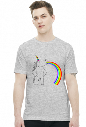JEDNOROŻEC UNICORN RZYGAM TĘCZĄ