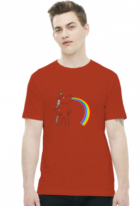 JEDNOROŻEC UNICORN RZYGAM TĘCZĄ