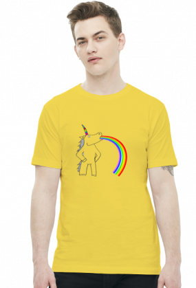 JEDNOROŻEC UNICORN RZYGAM TĘCZĄ