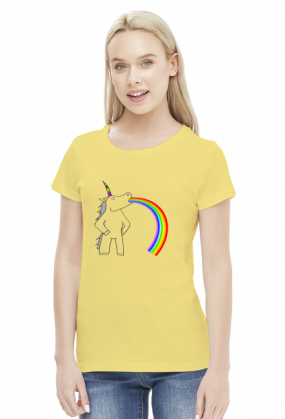JEDNOROŻEC UNICORN RZYGAM TĘCZĄ