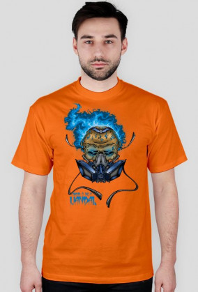 SKULL VANDAL t shirt BLUE