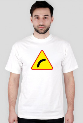 T-shirt Ostry zakręt w prawo