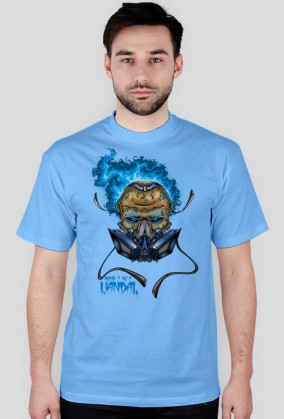 SKULL VANDAL t shirt BLUE
