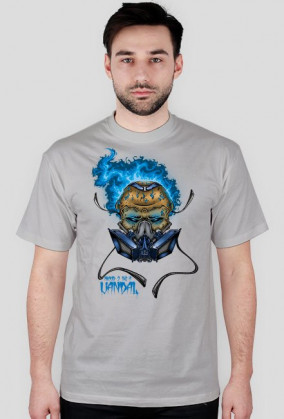 SKULL VANDAL t shirt BLUE