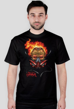 SKULL VANDAL t shirt RED
