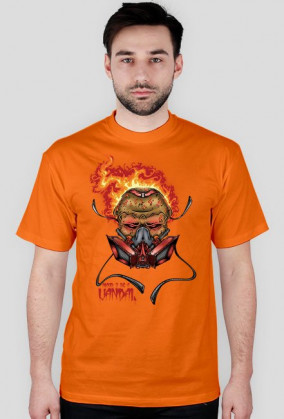 SKULL VANDAL t shirt RED 2