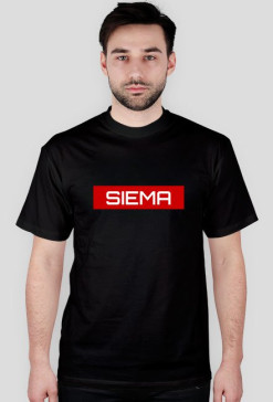 Koszulka "Siema" (czarna)