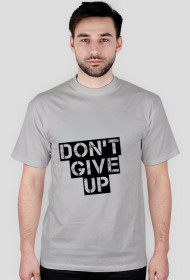 Koszulka męska: nadruk Don't give up | RÓŻNE KOLORY