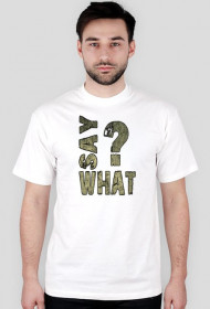 SAY WHAT?