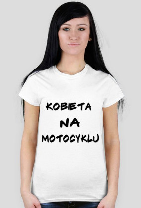 Kobieta na motocyklu