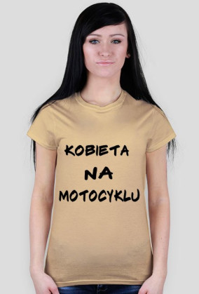 Kobieta na motocyklu