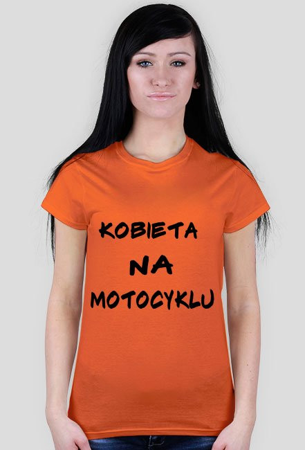 Kobieta na motocyklu