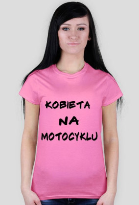 Kobieta na motocyklu