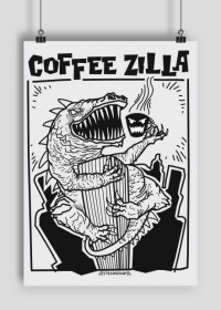 Coffee Zilla plakat