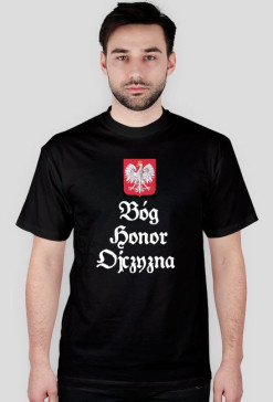 Bóg Honor Ojczyzna(czarna)