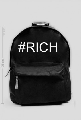 plecak  #RICH (czarny)