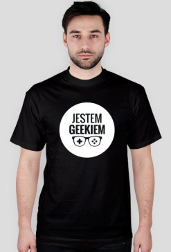 Jestem Geekiem T-shirt Man Dark