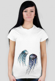 Koszulka JellyFish White damska